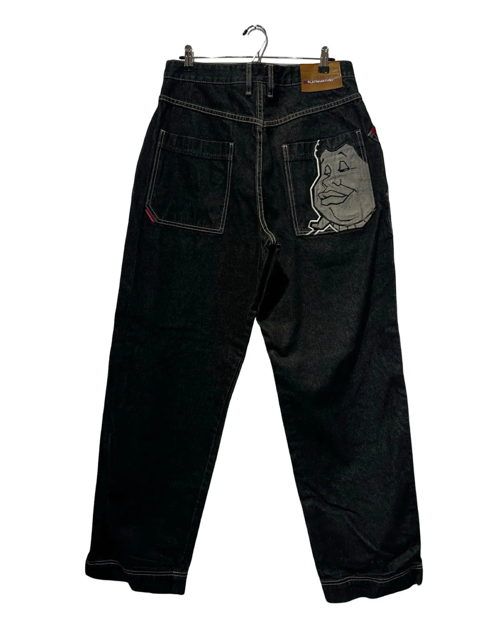 34 x 30 Platinum Fubu x Fat Albert 90s Denim Jeans KIF Vintage