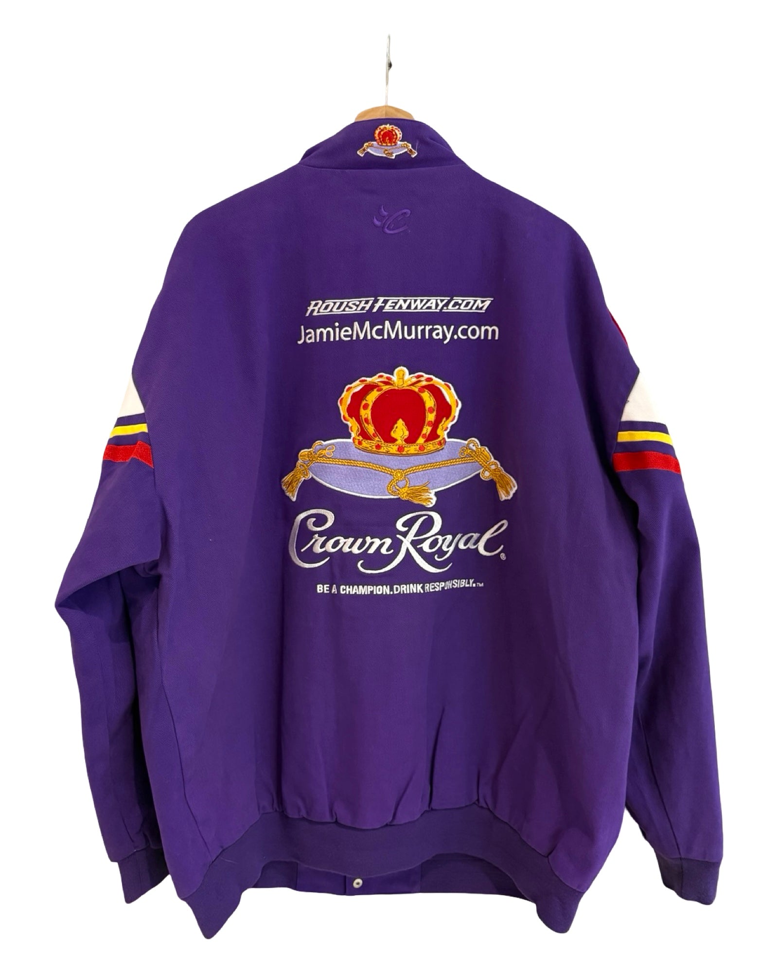 Vintage NASCAR Crown Royal Racing Jacket KIF Vintage