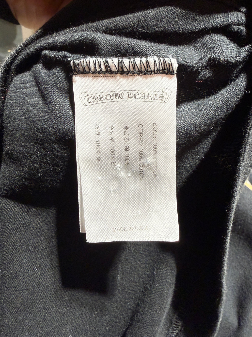 Chrome Hearts Multicolor Crosses Long Sleeve Pocket Tee KIF Vintage