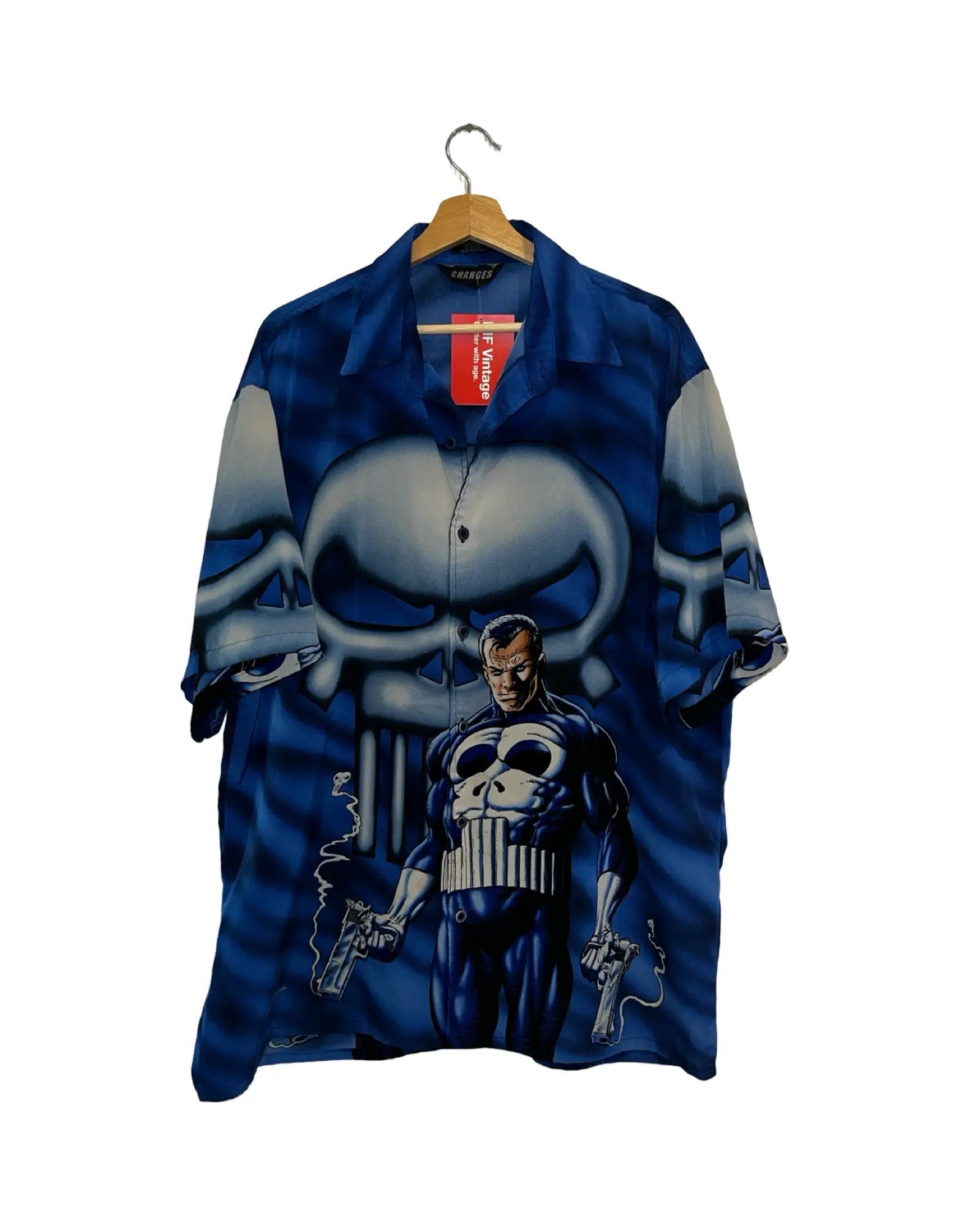 Vintage 2000 The Punisher All Over Print Marvel Shirt KIF Vintage