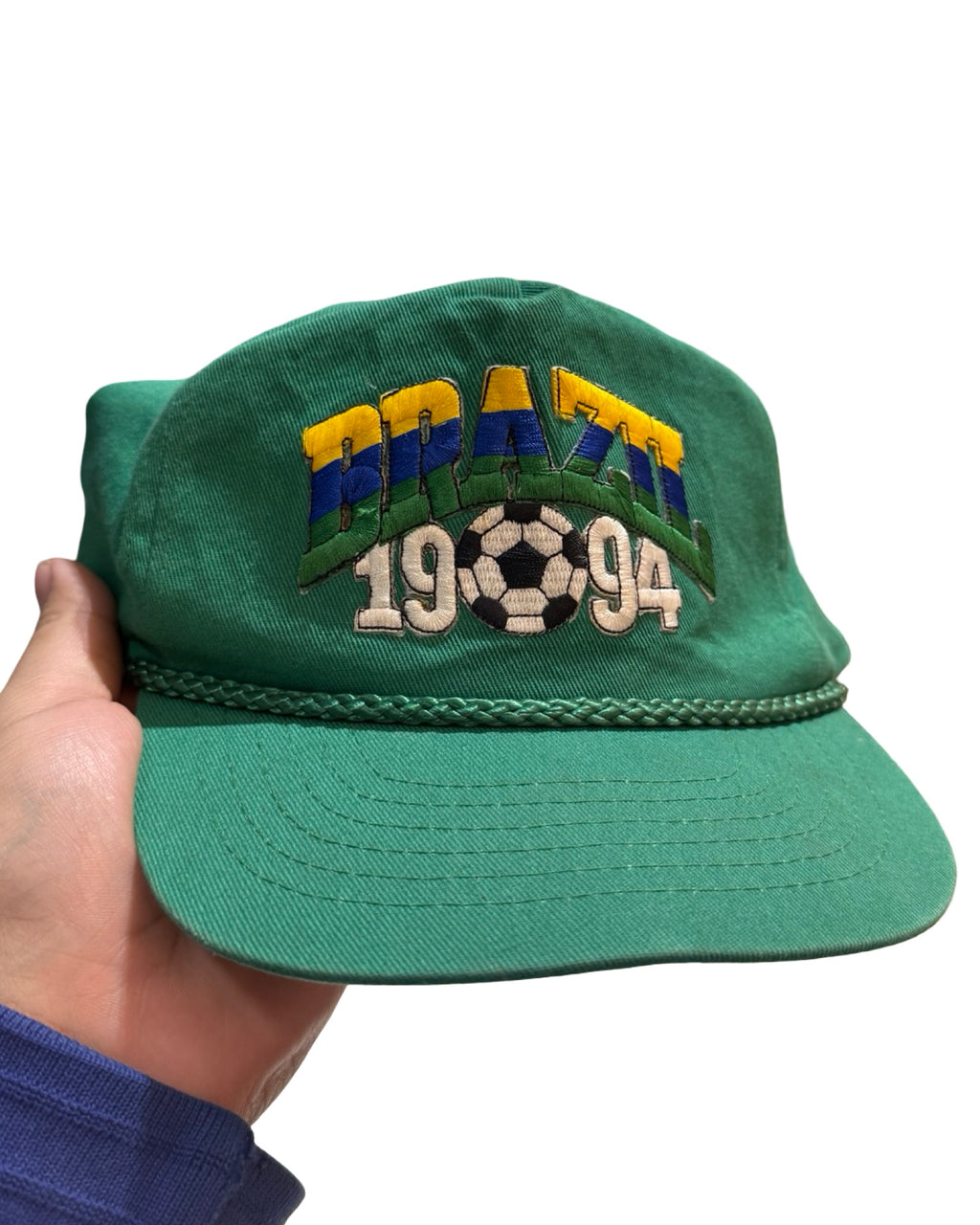 ヴィンテージ 1994年 ブラジル FIFA ワールドカップ サッカー スナップバックハット