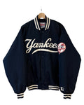 Vintage 90s New York Yankees Starter Diamond Bomber Jacket
