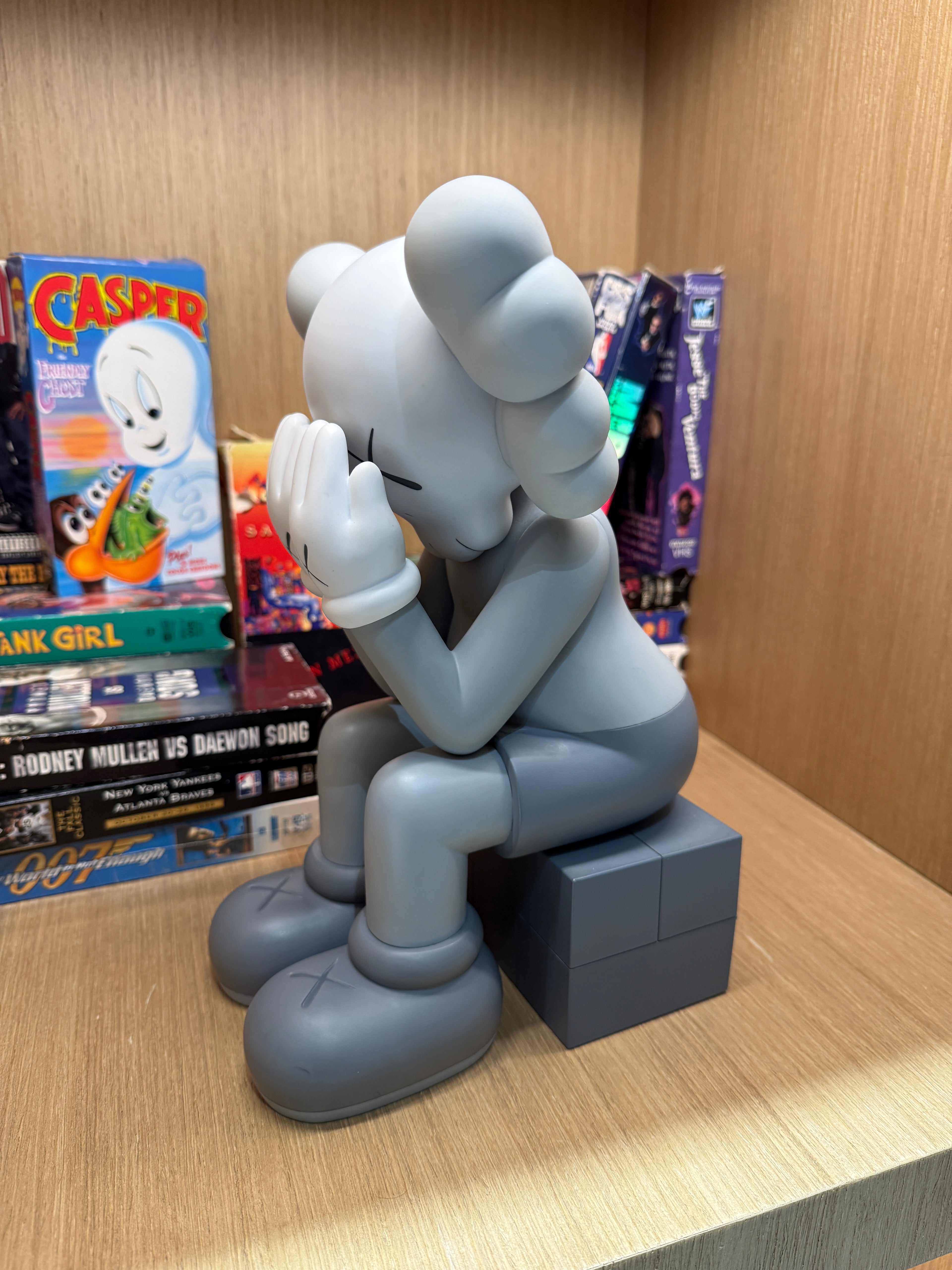 2013 KAWS Passing Through Gray Companion Figure KIF Vintage