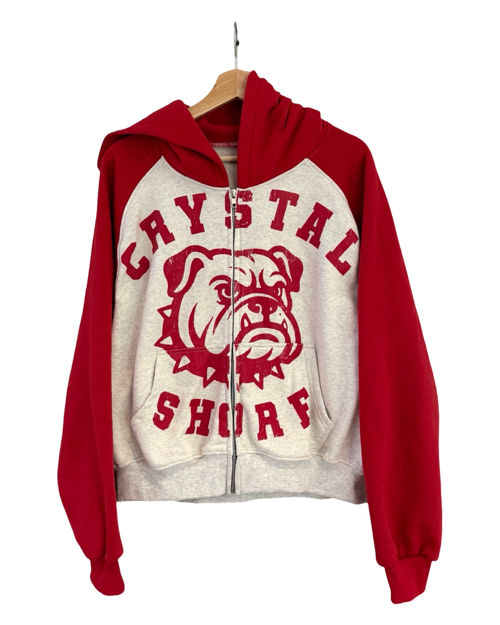 Crystal Shore Bulldogs Zip Up Hoodie