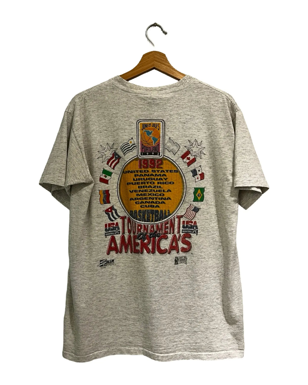 Vintage 1992 NBA USA Dream Team Double Sided Tee KIF Vintage