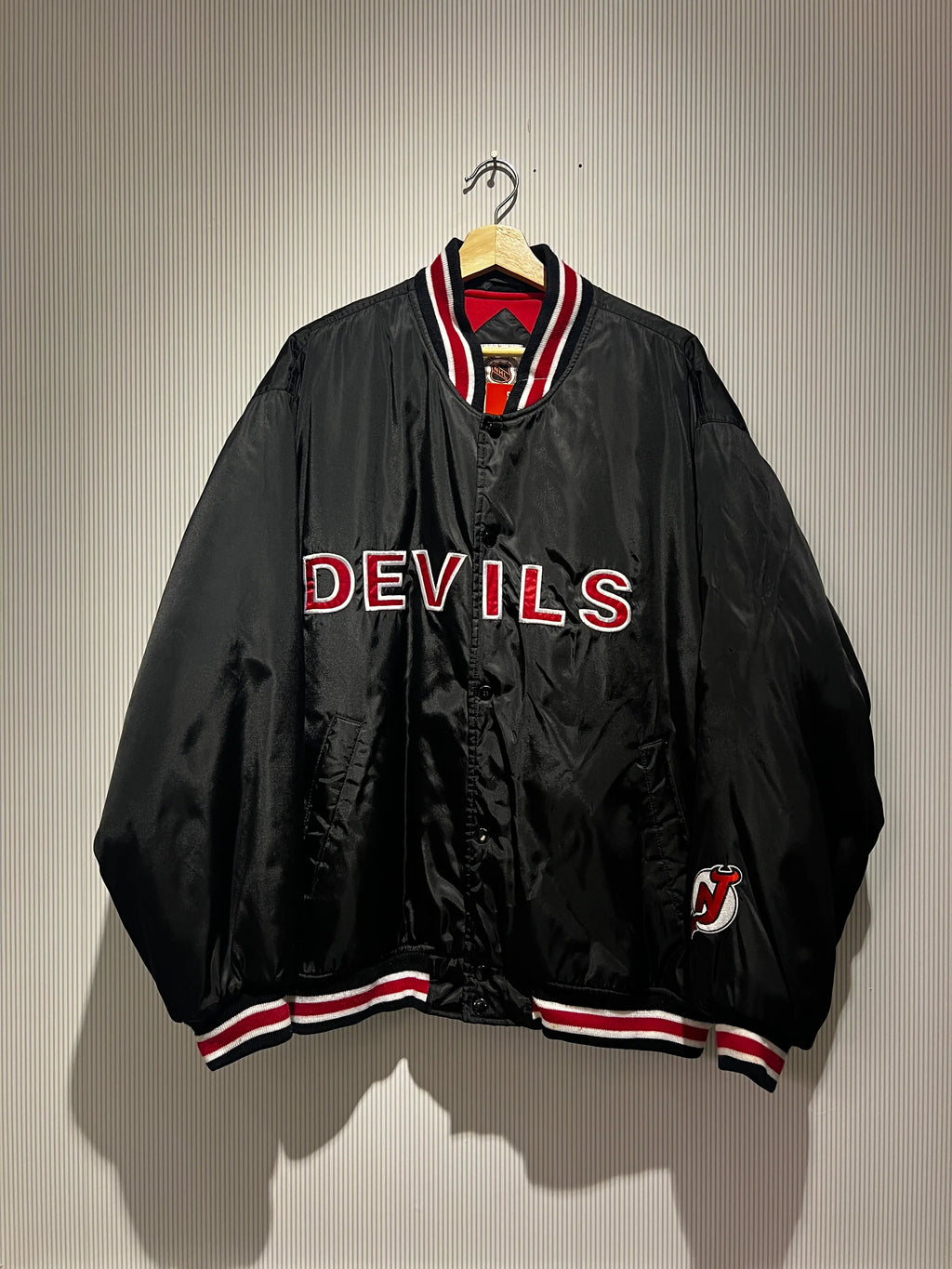 Vintage 90s New Jersey Devils NHL Turbo Zone Jacket KIF Vintage