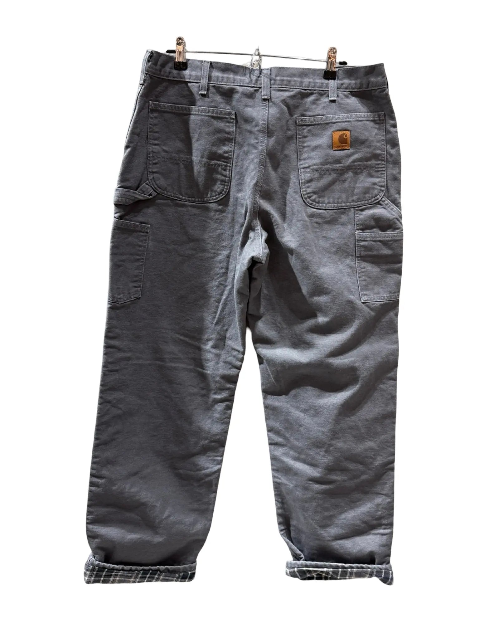 Vintage Carhartt Gray Flannel Lined Carpenter Pants KIF Vintage