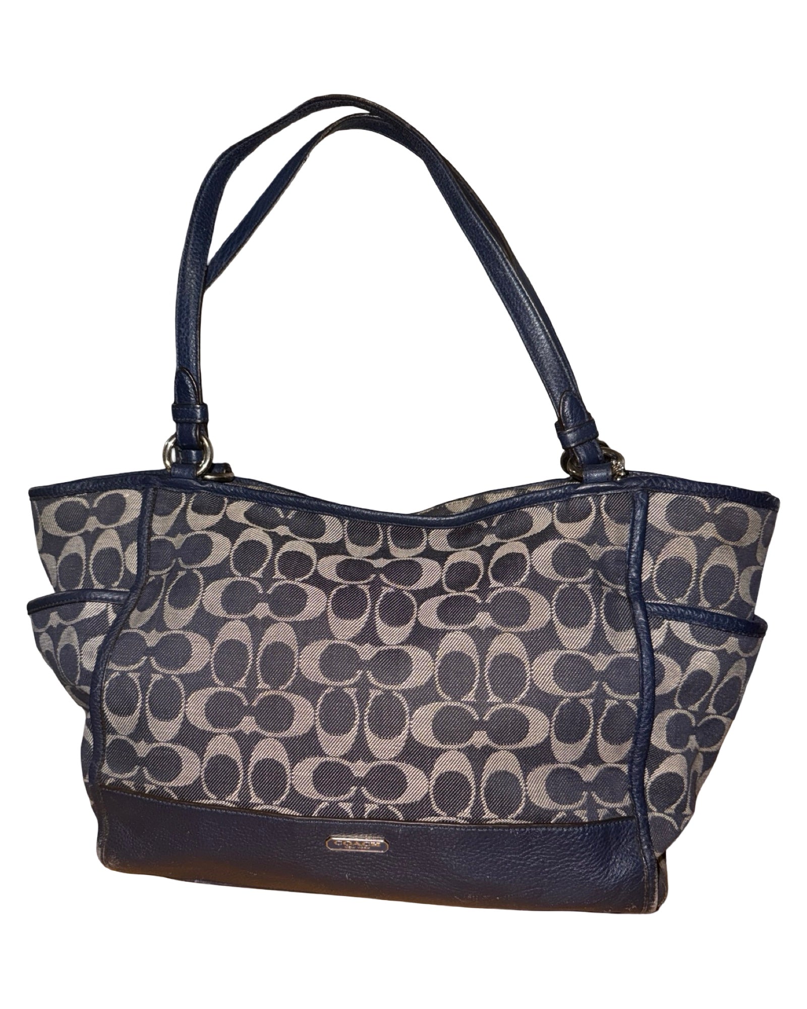 Vintage Coach Park Signature Carrie Tote Handbag KIF Vintage