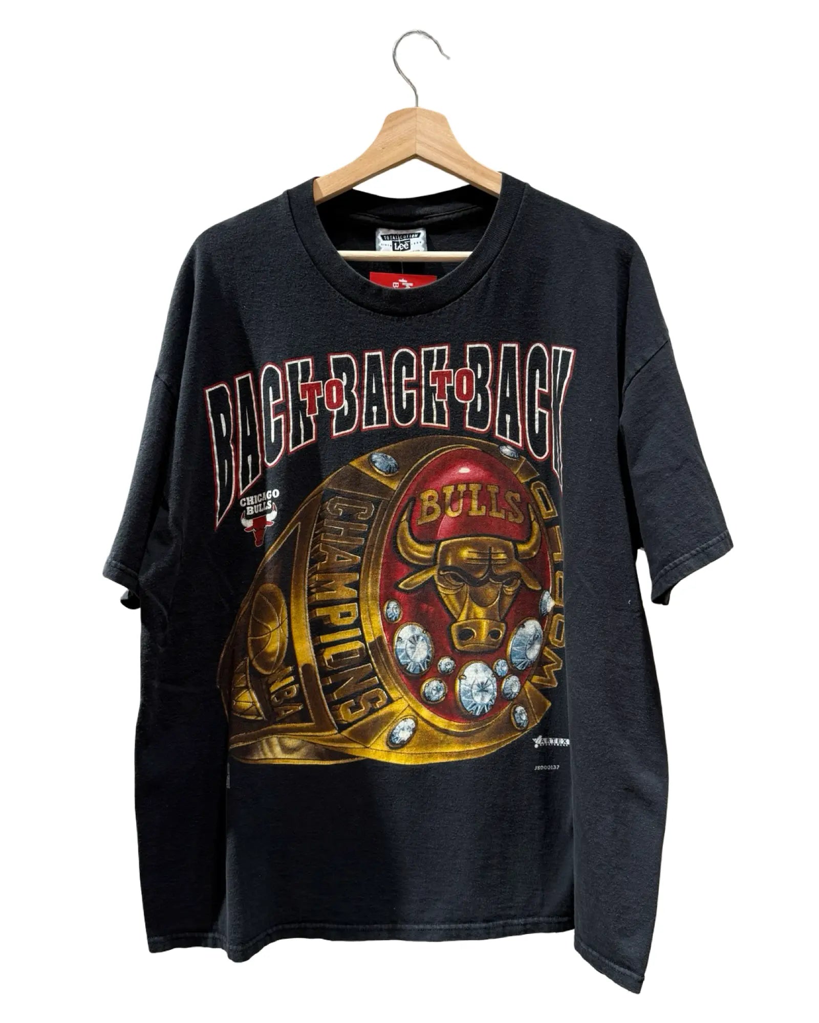 Vintage 1996 Chicago Bulls Back 2 Back Ring Tee KIF Vintage