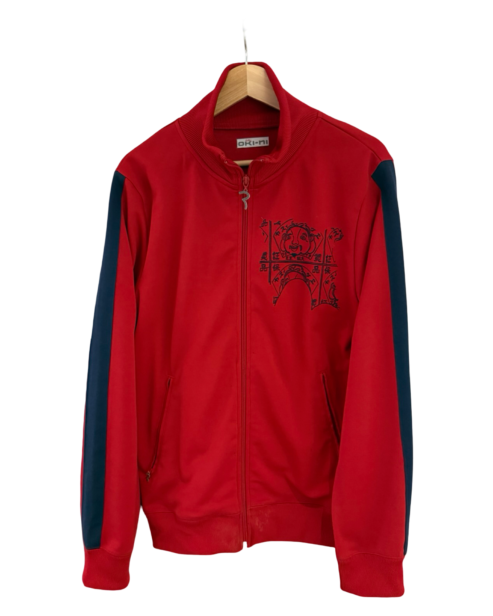 Vintage y2k Evisu Oki-Ni Red Track Jacket KIF Vintage