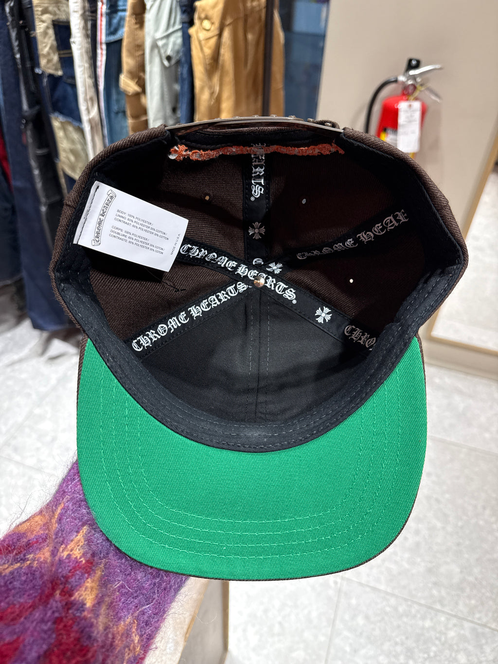 Chrome Hearts Brown & Orange Snapback KIF Vintage