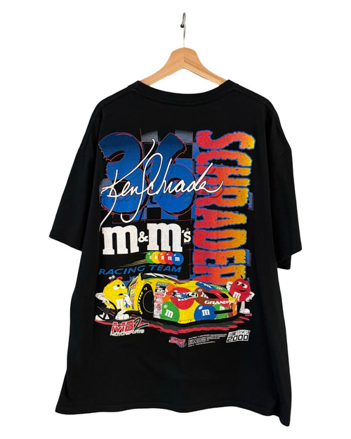 Vintage 2000 Nascar Ken Shrader M&Ms Racing Tee