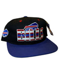 Vintage DS 90s Buffalo Bills Blue Snapback Hat KIF Vintage
