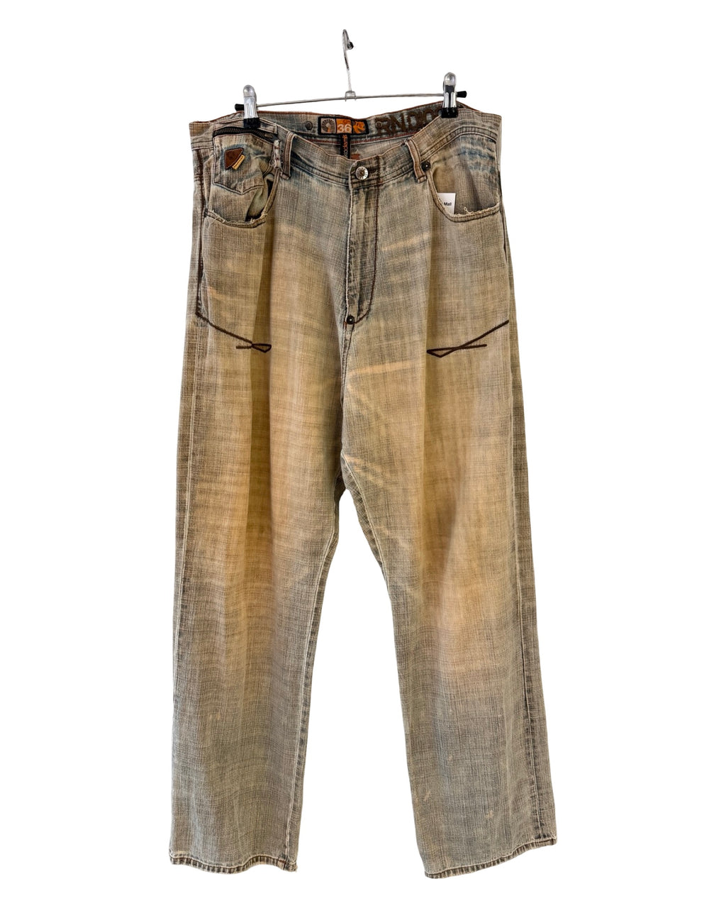 36 x 34 Vintage y2k Akademiks Faded Blue Jeans