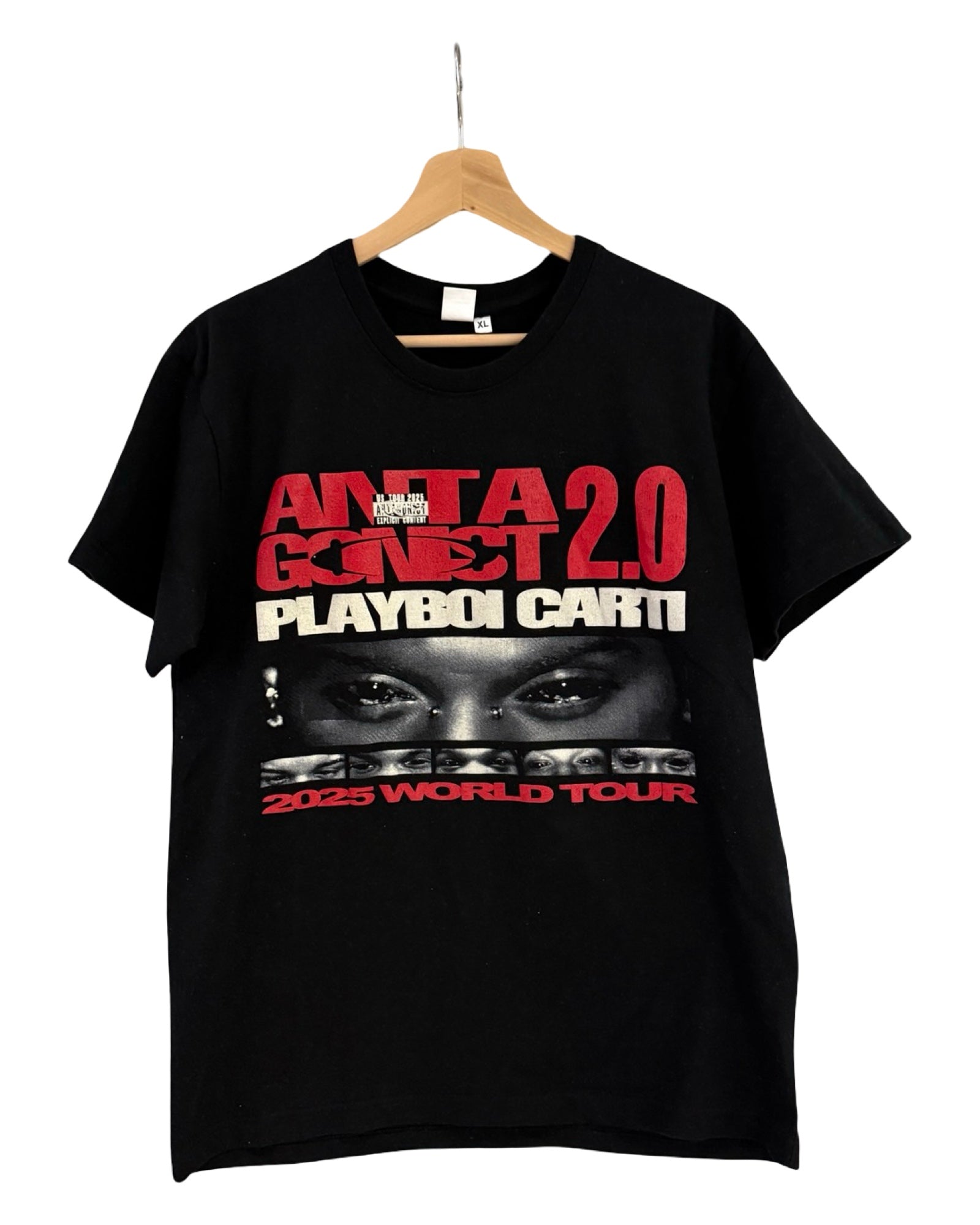 Camiseta Playboi Carti Antagonist World Tour