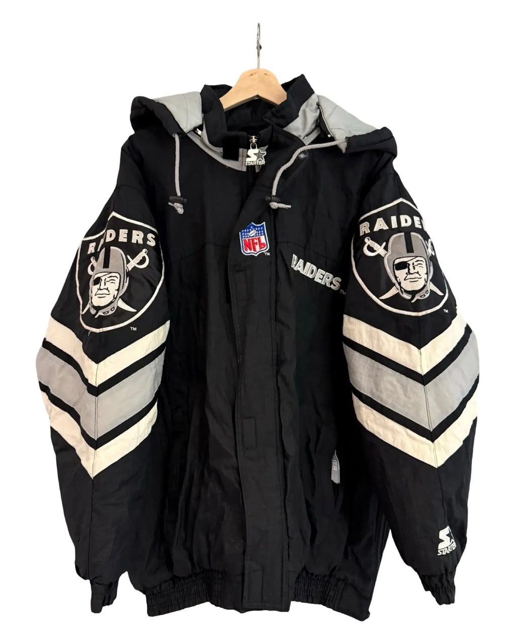 Vintage 90s Los Angeles Raiders Starter Pro Line Jacket KIF Vintage
