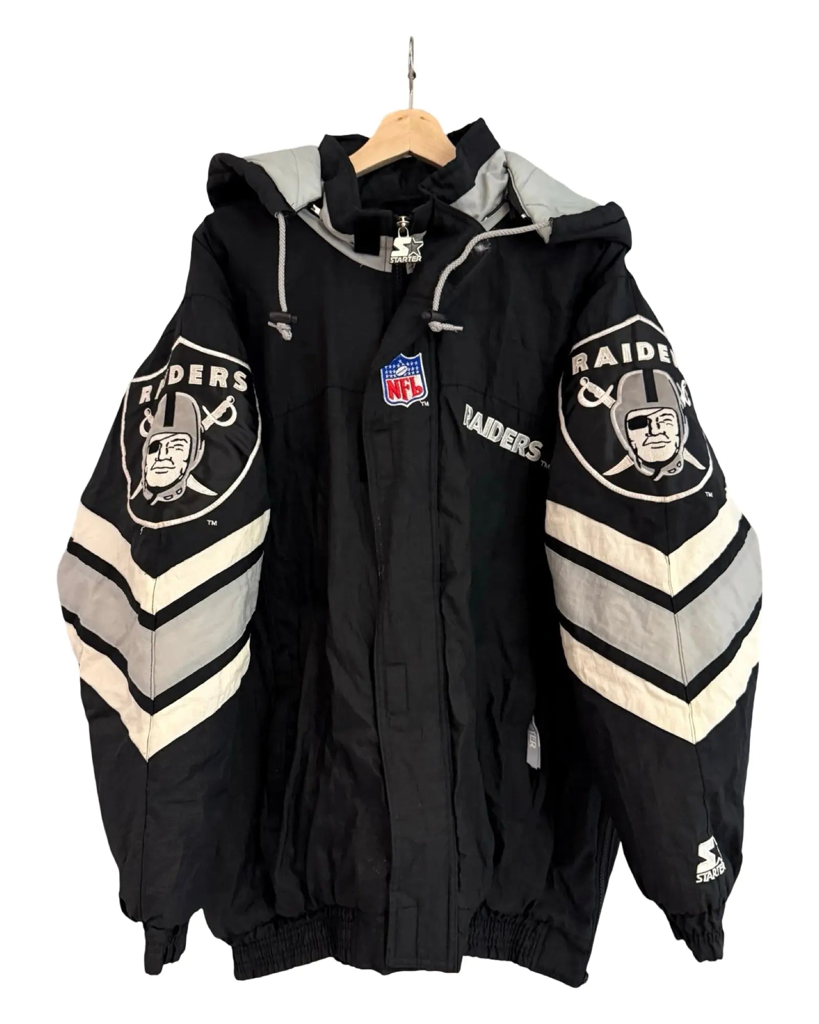 Vintage 90s Los Angeles Raiders Starter Pro Line Jacket KIF Vintage