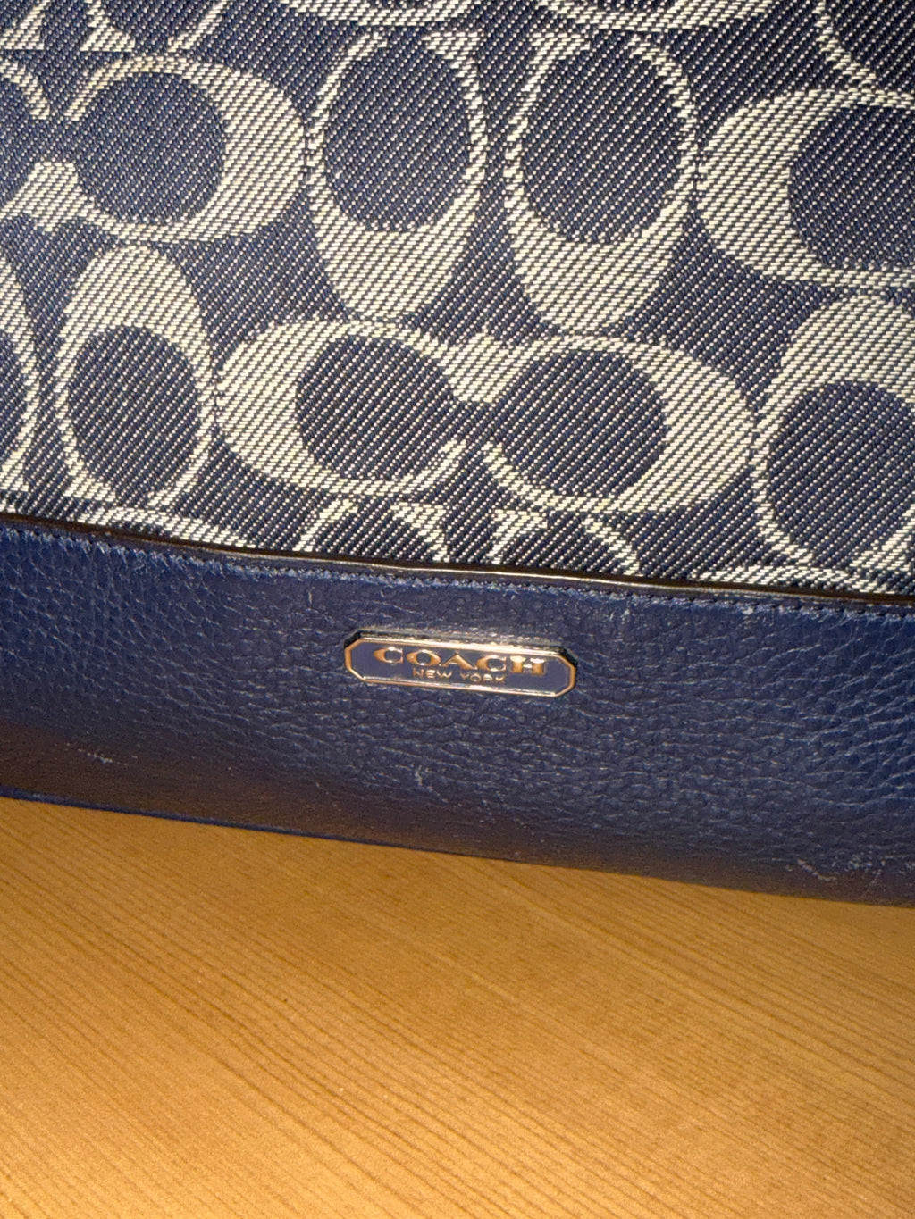 Vintage Coach Park Signature Carrie Tote Handbag KIF Vintage