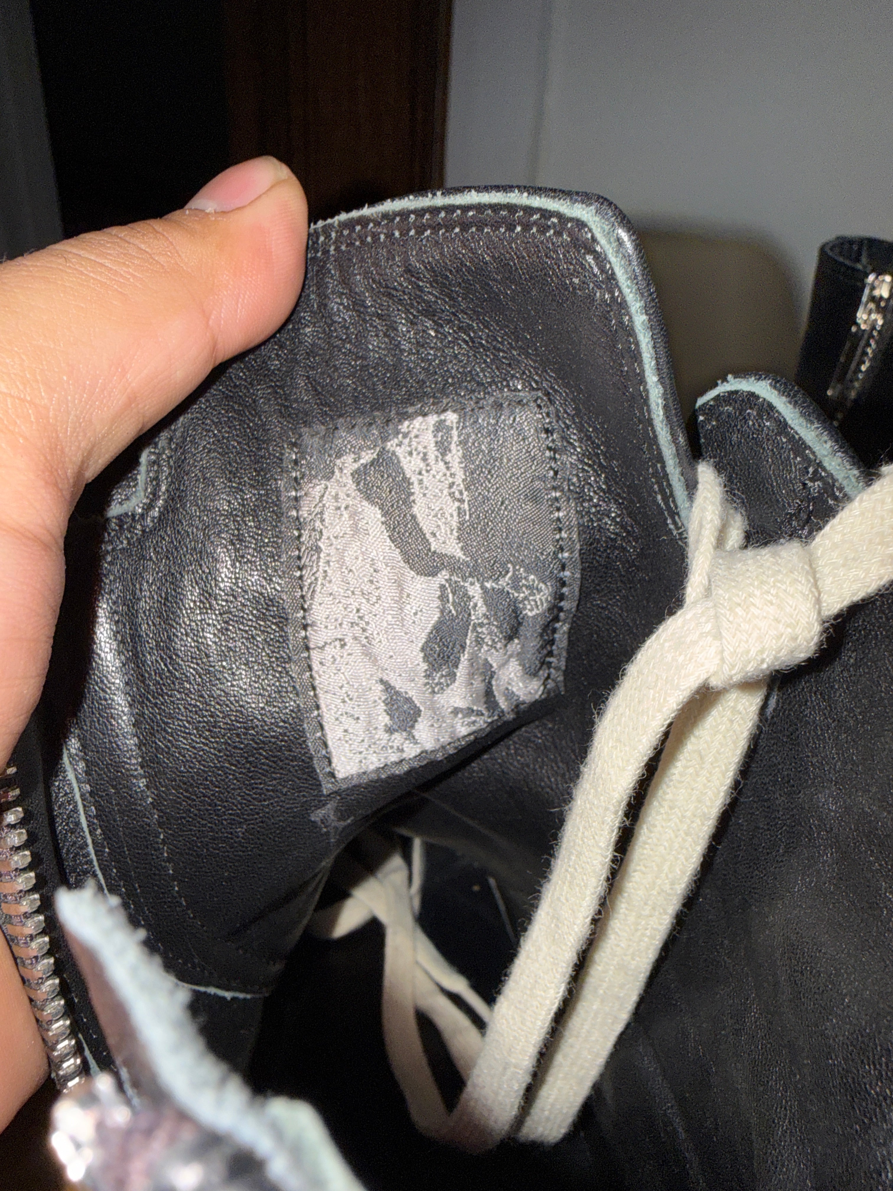 Size 8 Rick Owens Mainline Ramones High KIF Vintage