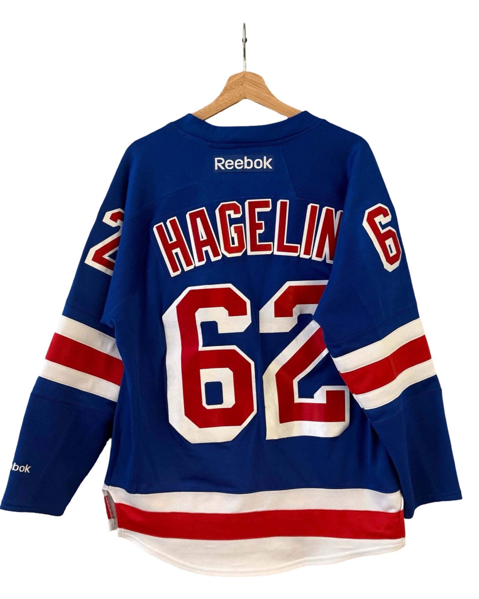 Vintage New York Rangers Carl Hagelin Reebok NHL Hockey Jersey