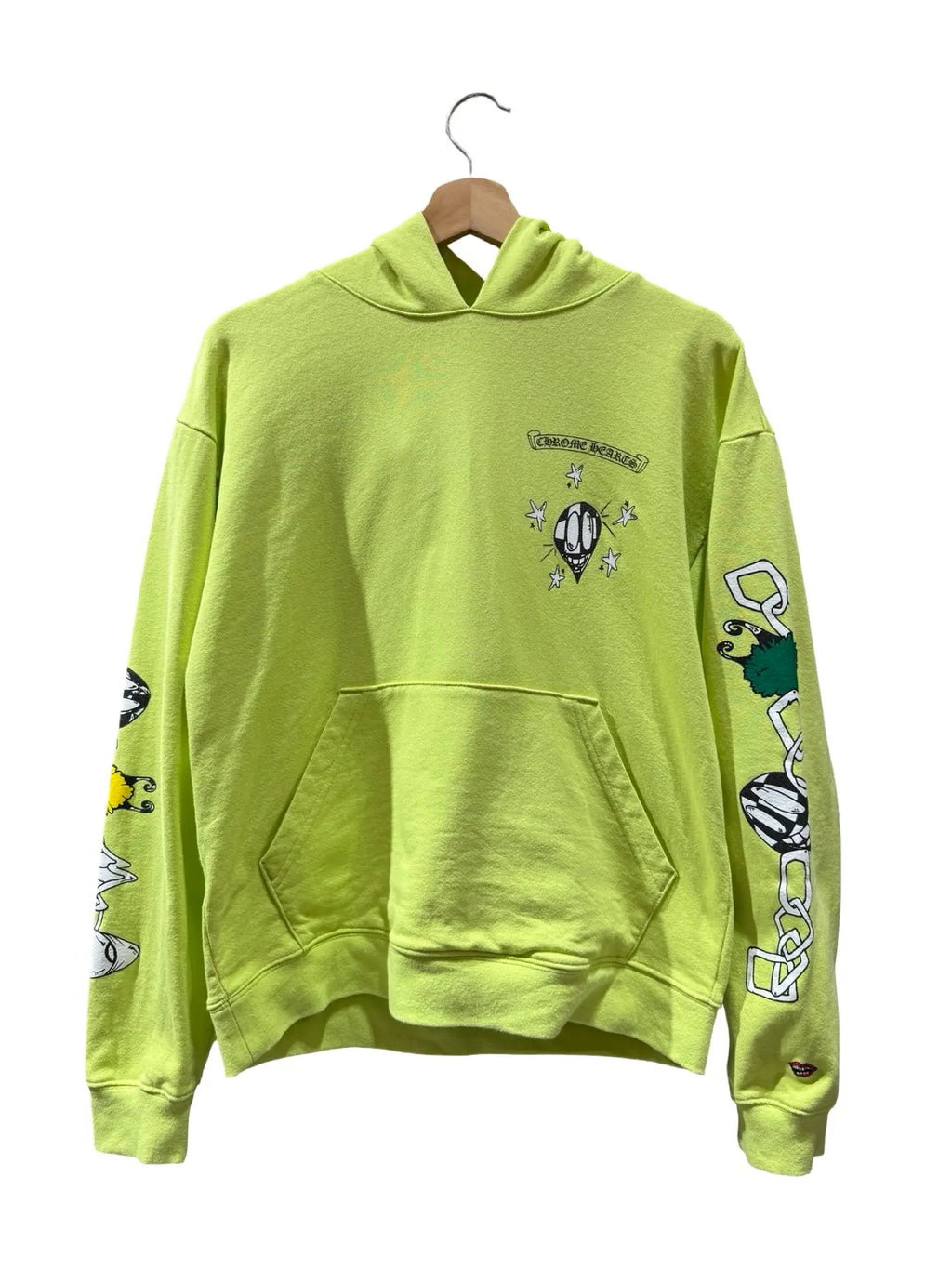 Chrome Hearts Matty Boy Lime Green Hoodie KIF Vintage