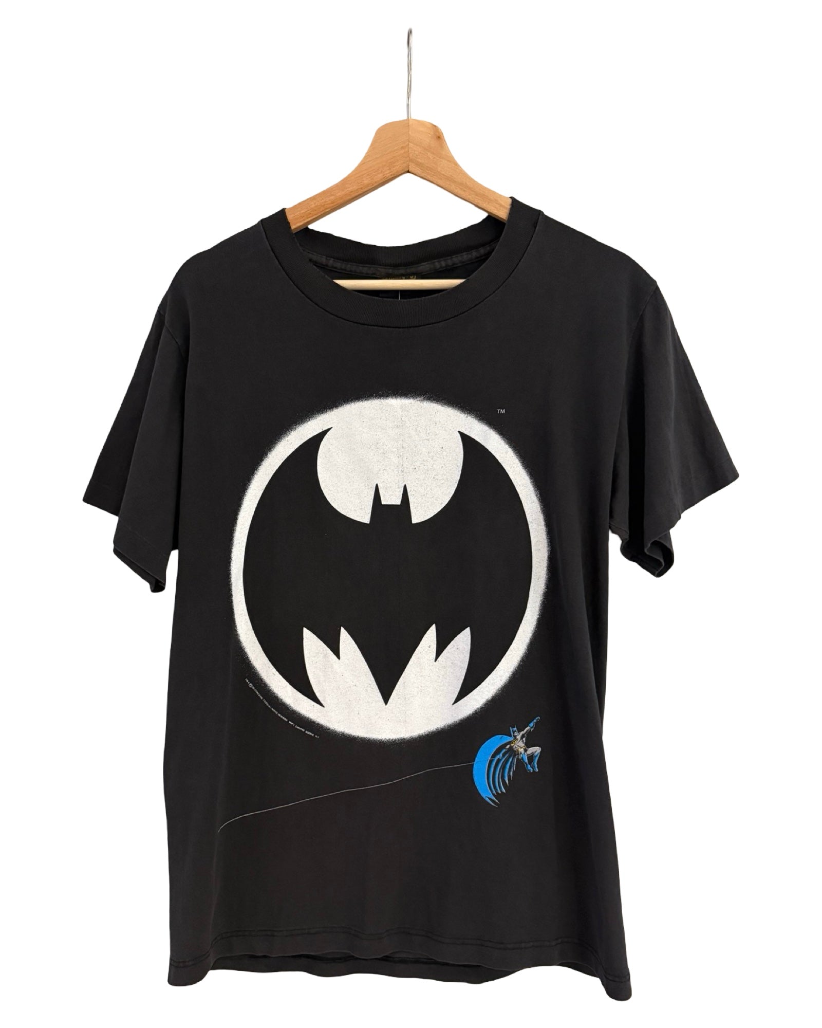 Vintage 1989 Batman White Signal Tee KIF Vintage