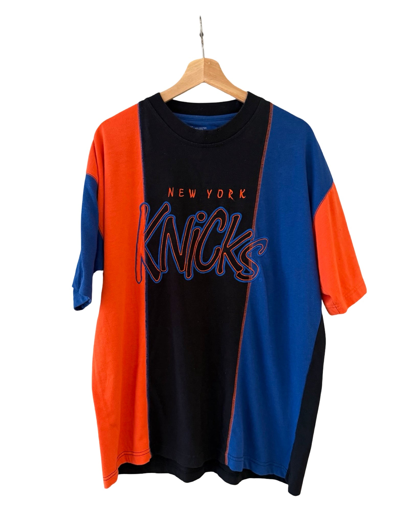 Vintage 90s New York Knicks Starter Color Block Tee