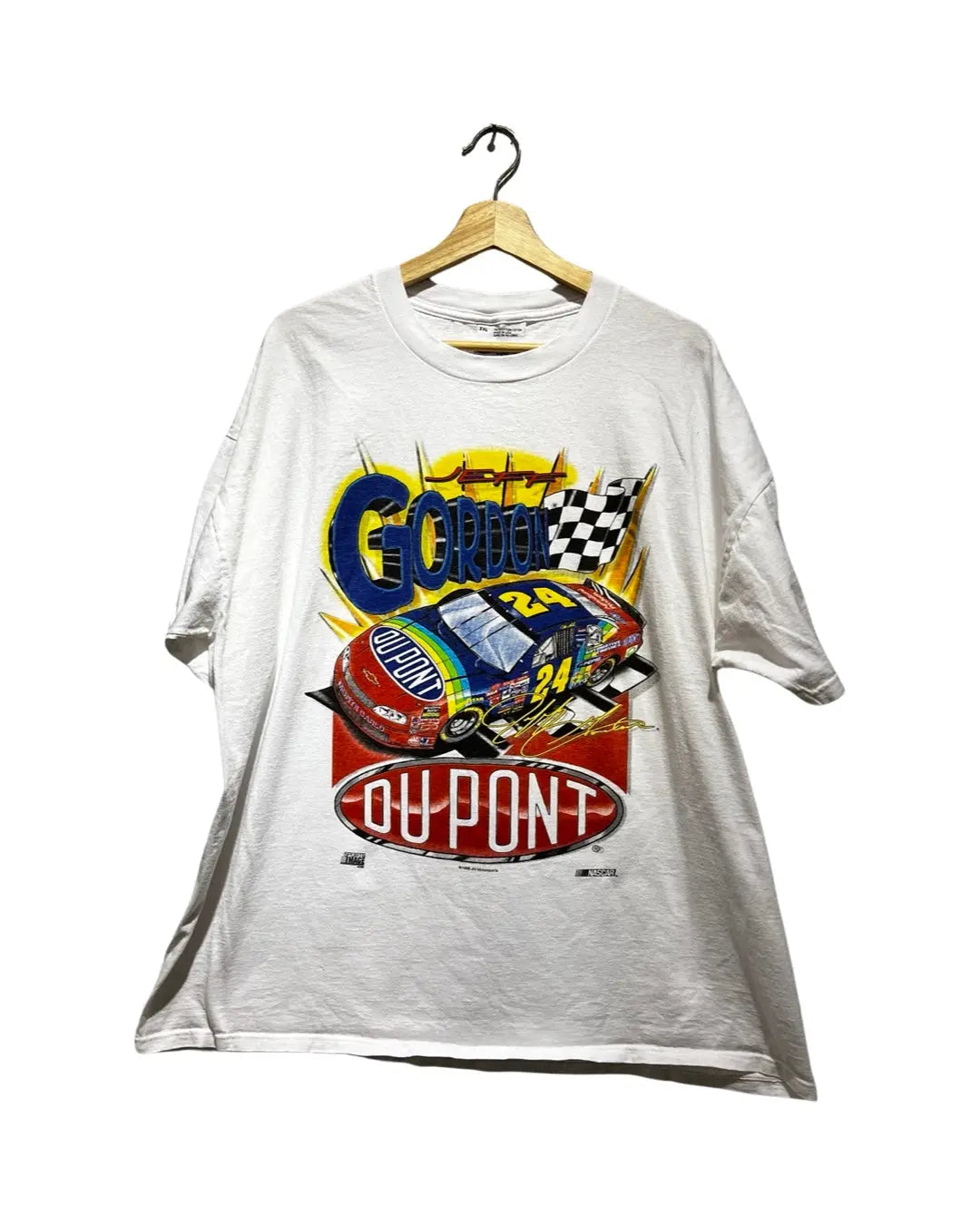 Vintage 1998 Nascar Jeff Gordon DuPont Promo Tee KIF Vintage
