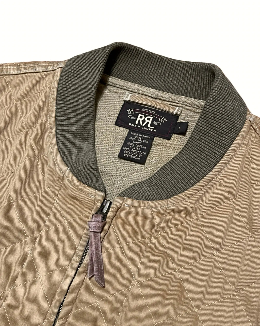 RRL Ralph Lauren Dragon Quilted Bomber Jacket KIF Vintage