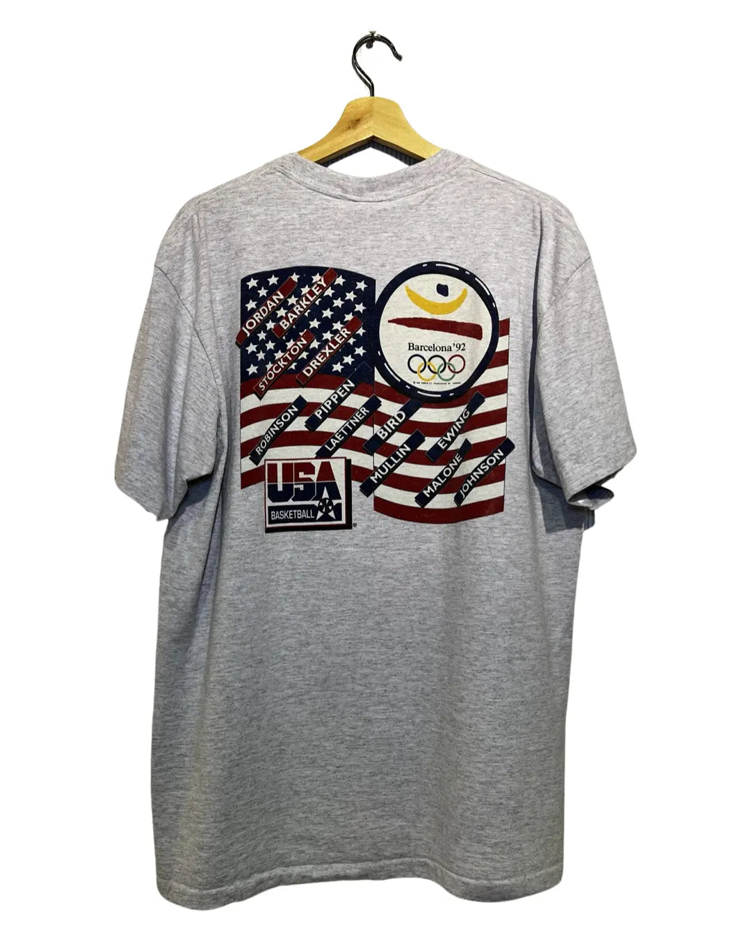Vintage 1992 USA Olympics Barcelona Dream Team Tee KIF Vintage
