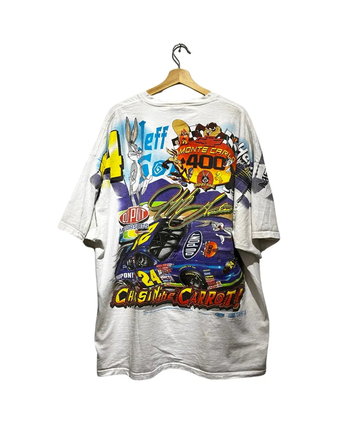 Vintage 2001 Nascar x Bugs Bunny Jeff Gordon Tee KIF Vintage