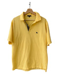 Vintage y2k Burberry London Check Yellow Polo Shirt