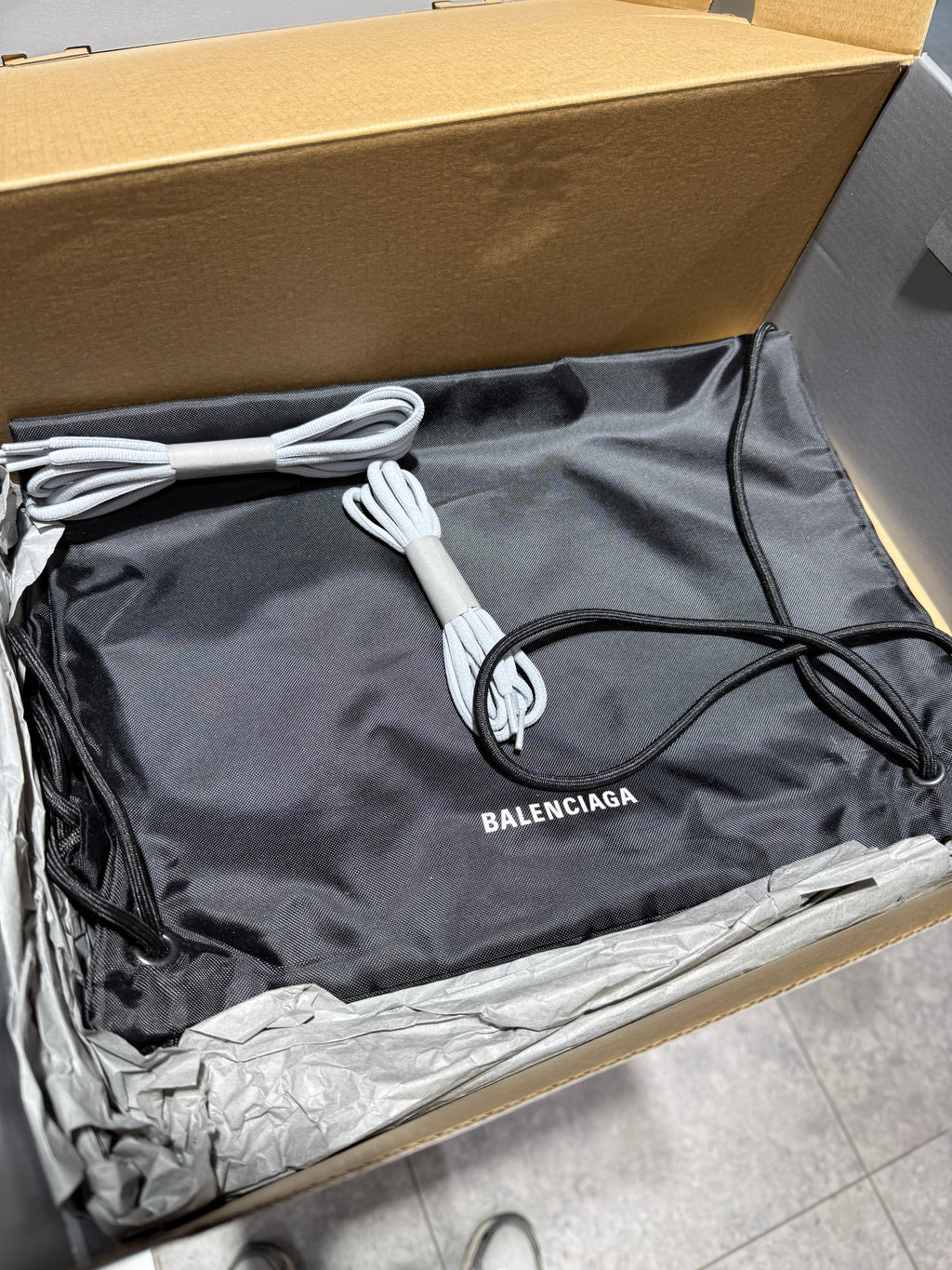 Balenciaga Medium Grey Track Runners Size 10 KIF Vintage