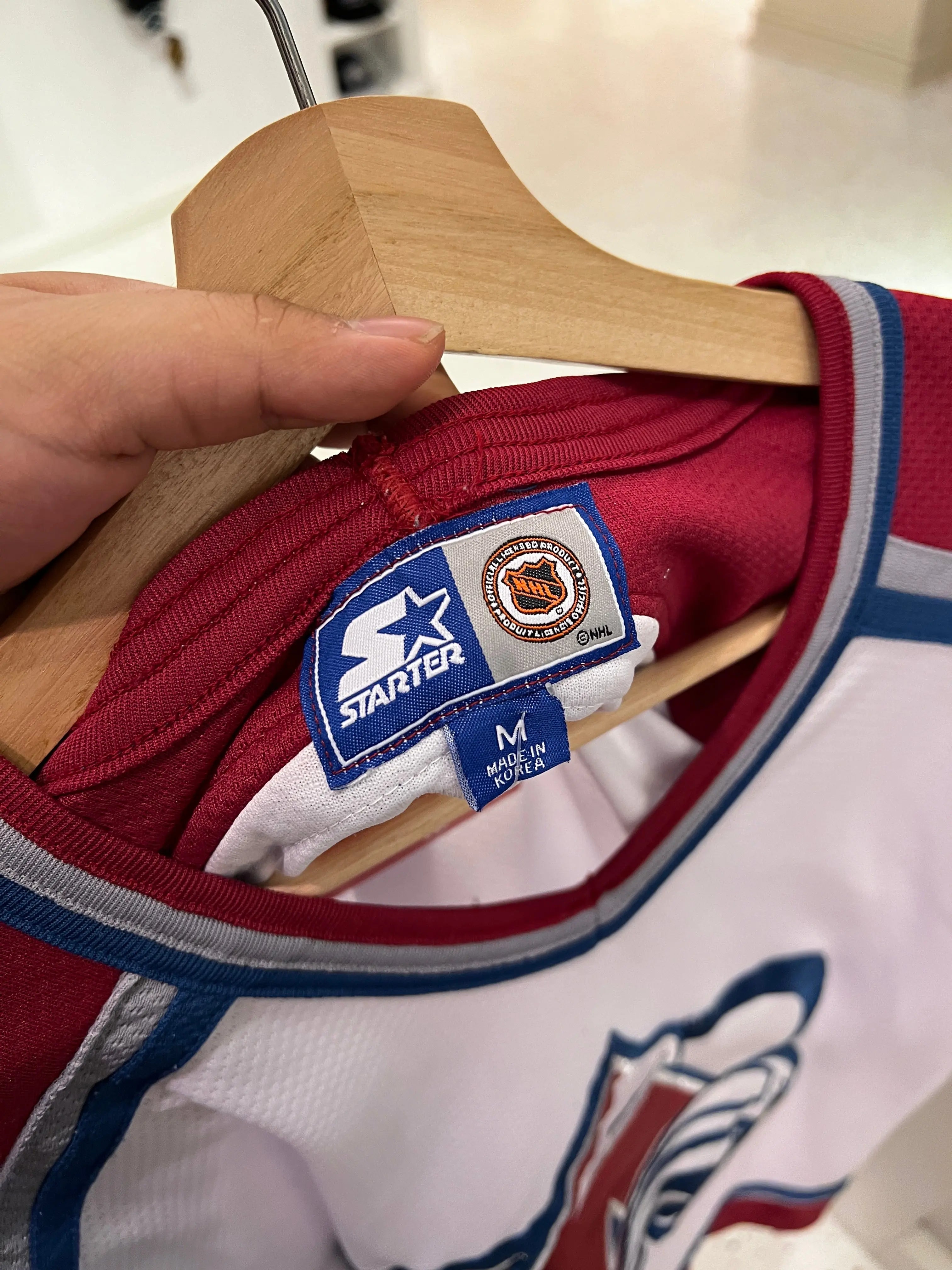 Vintage 90s Colorado Avalanche Starter NHL Hockey Jersey KIF Vintage