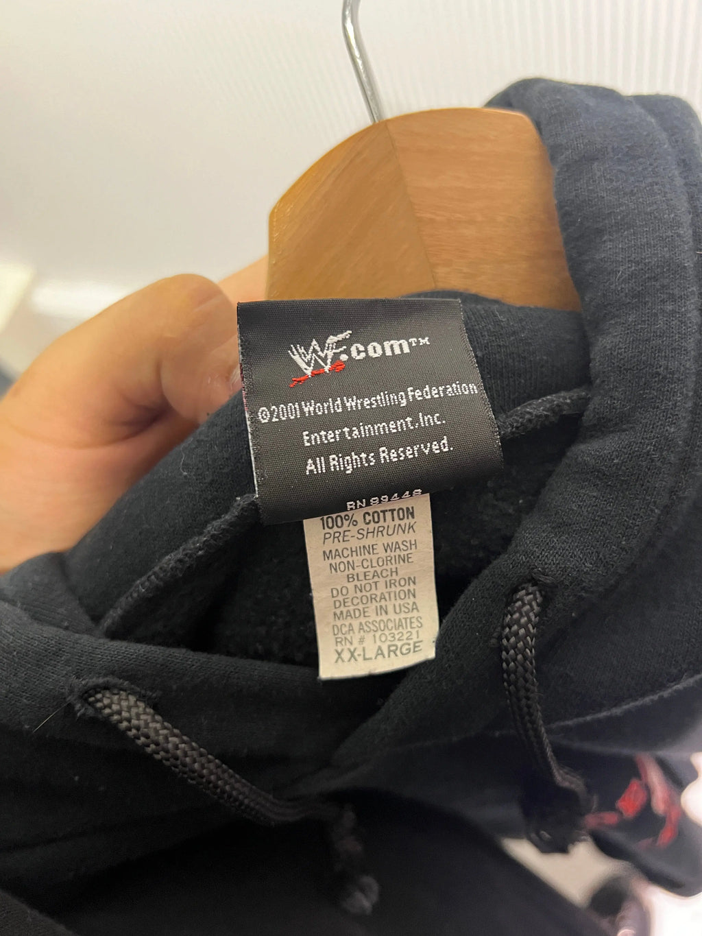Vintage 2001 WWF The Undertaker Deadman Inc Hoodie KIF Vintage