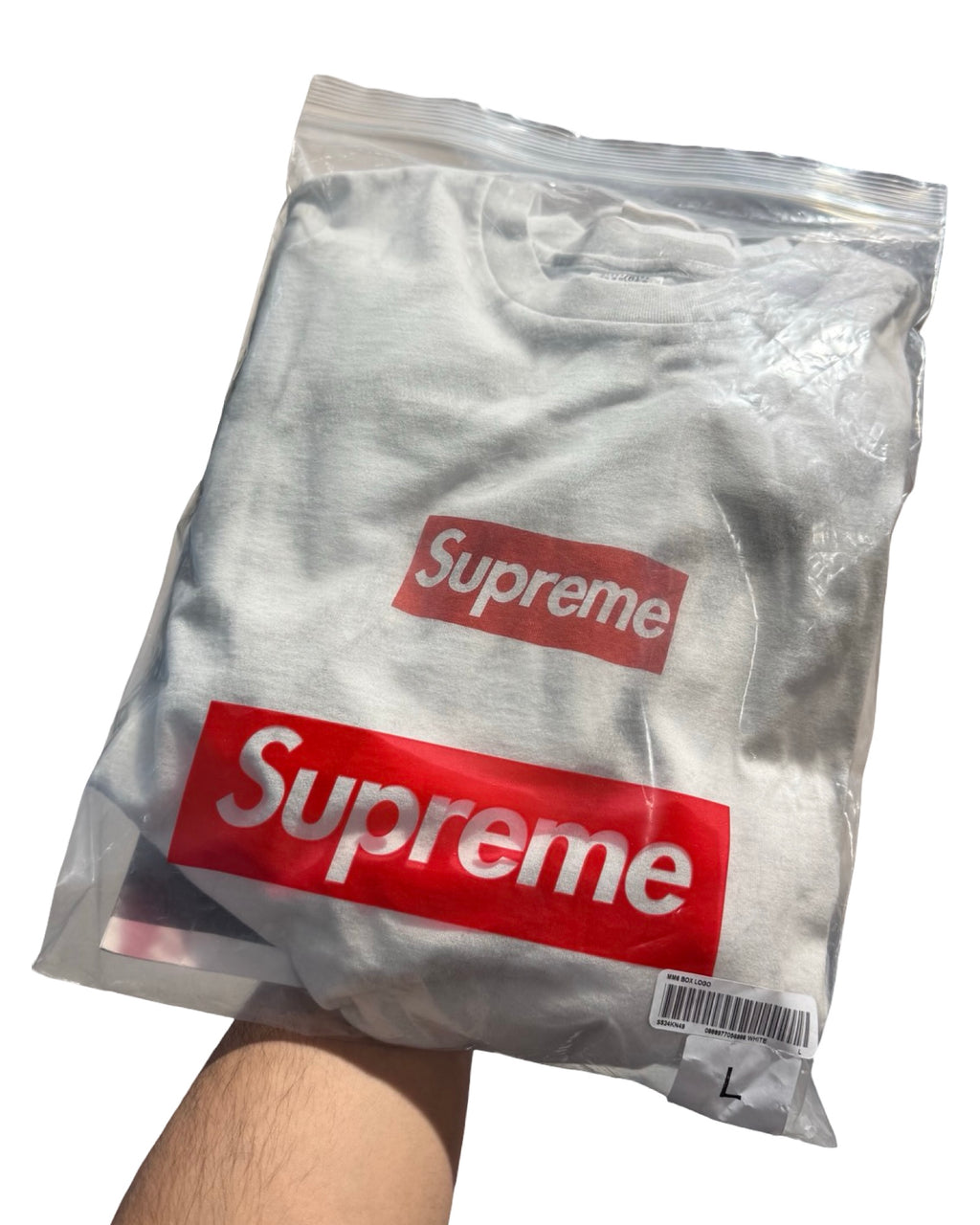 DS Supreme x Maison Margiela 6 White Box Logo Tee