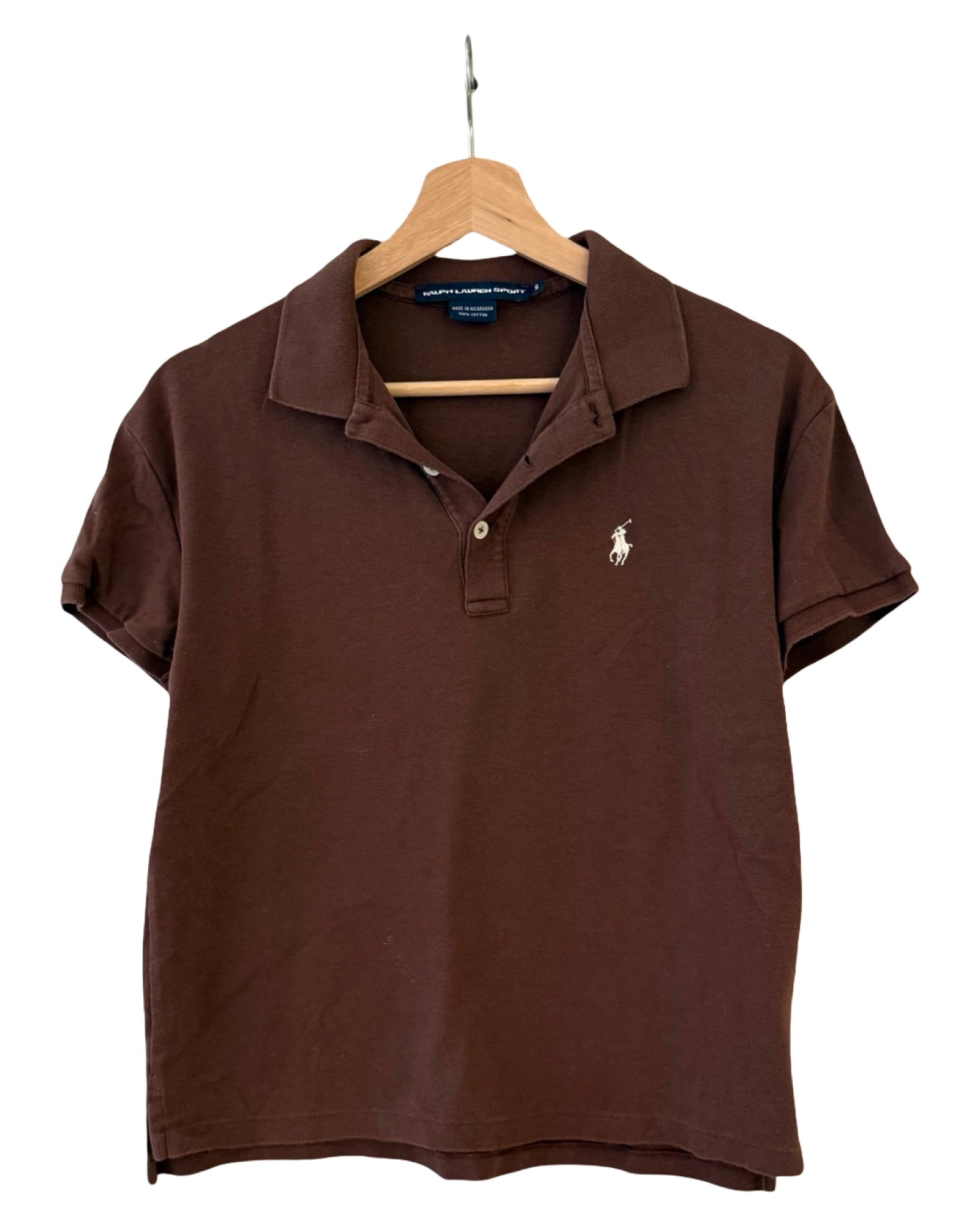 Womens Vintage Polo Ralph Lauren Brown Shirt