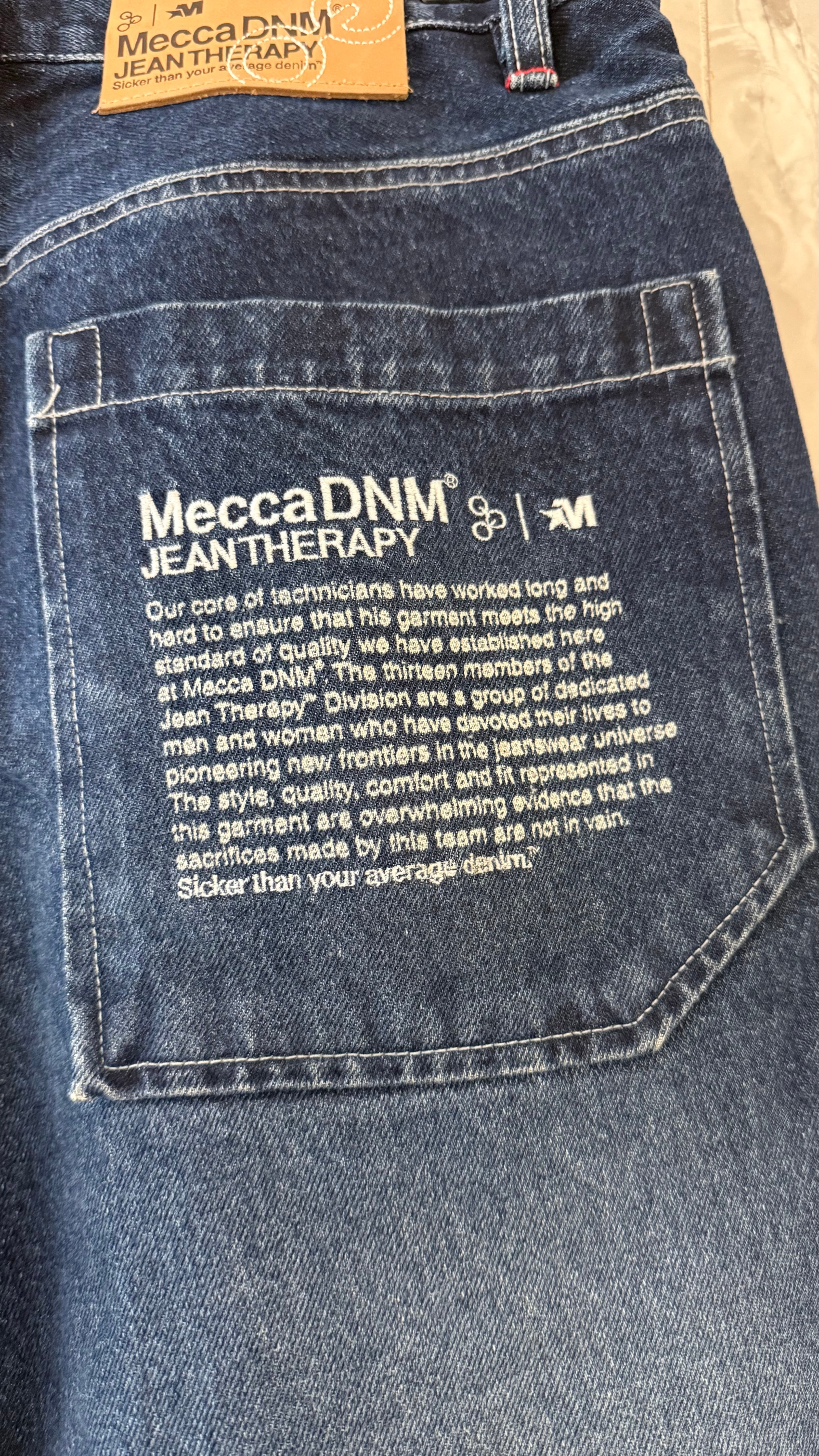 32 x 32 Vintage y2k Mecca Laser Denim Jeans