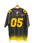 Vintage 90s Fubu Yellow Football Tie Dye Jersey KIF Vintage