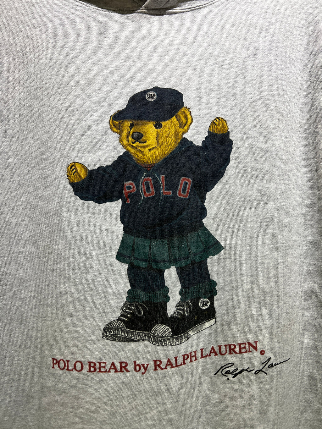 Vintage 90s Ralph Lauren Polo Bear Japan Exclusive Hoodie KIF Vintage