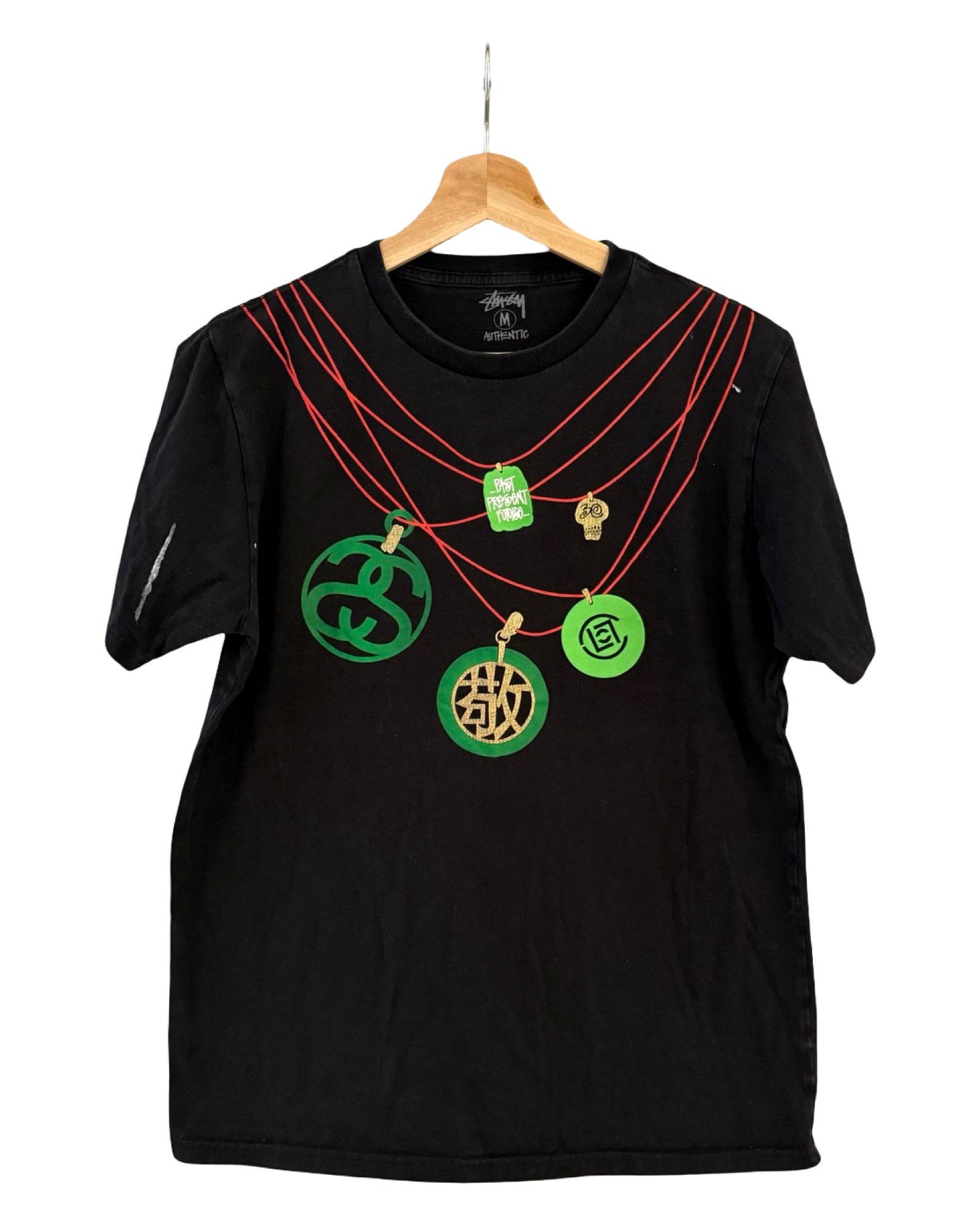Camiseta Stussy x Clot Vintage