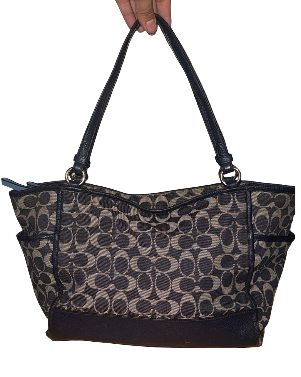 Vintage Coach Park Signature Carrie Tote Handbag KIF Vintage