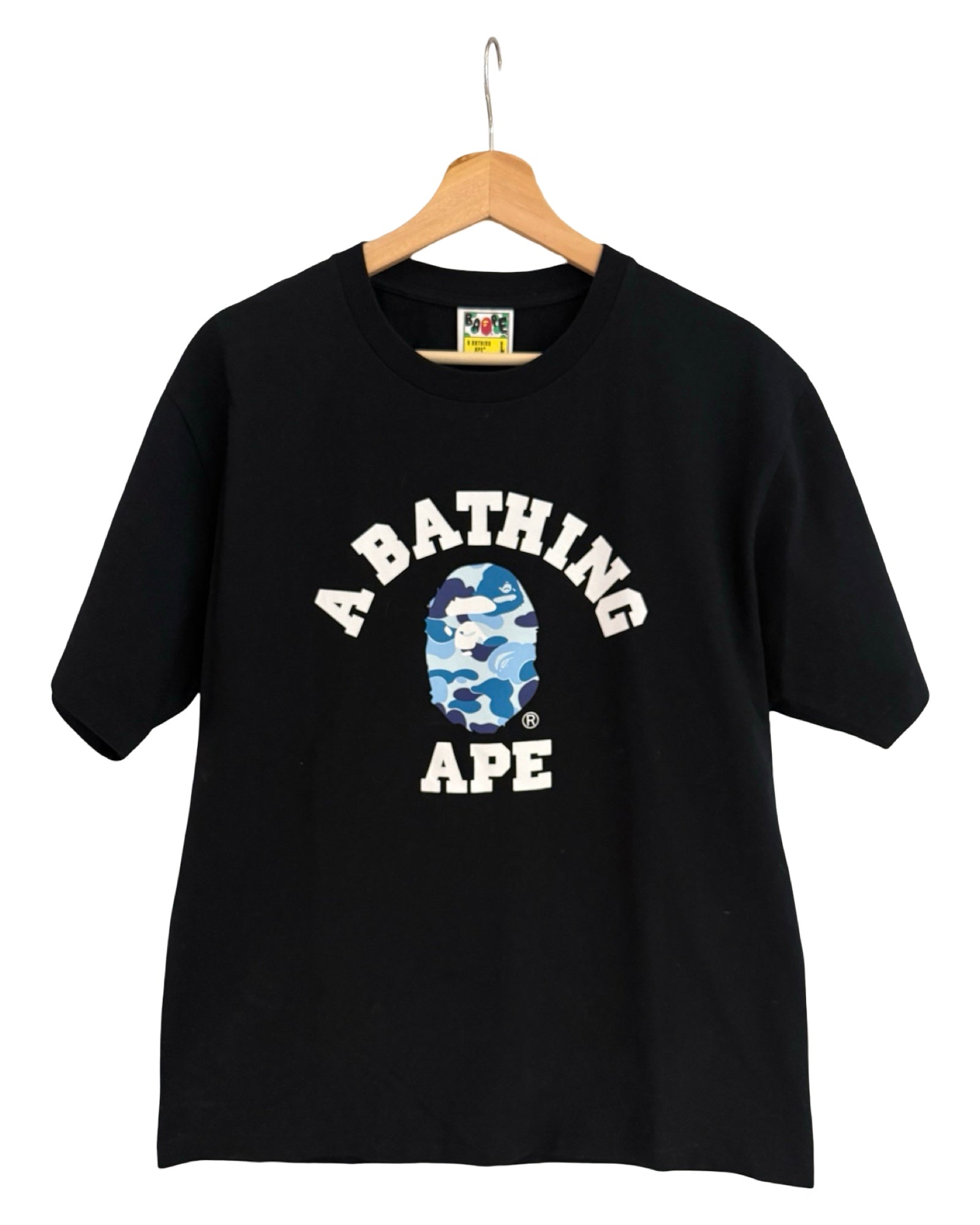 Bape A Bathing Ape Camo Head Tee KIF Vintage