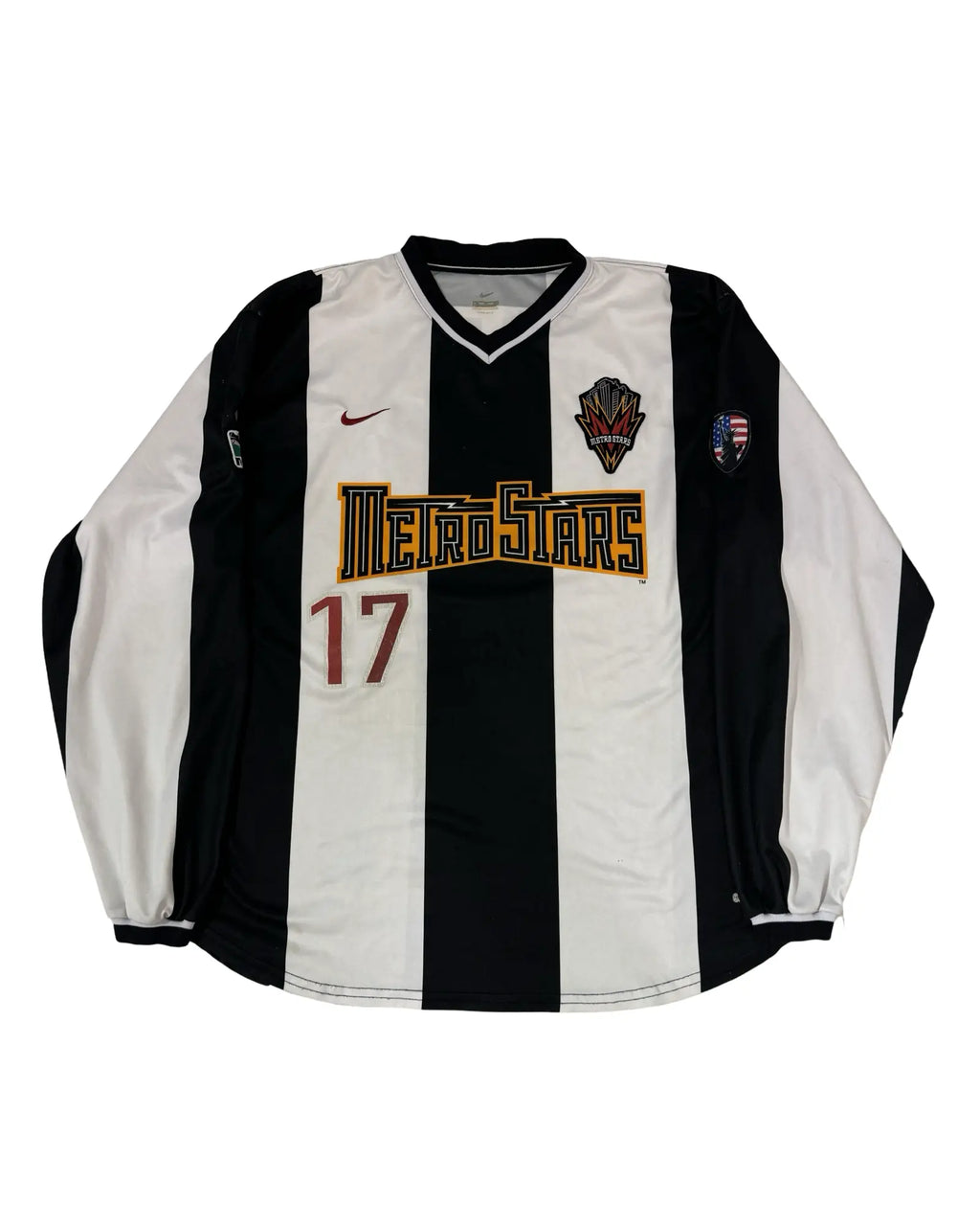 Archive Vintage New Jersey MetroStars Marcelo Balboa 17 Jersey KIF Vintage