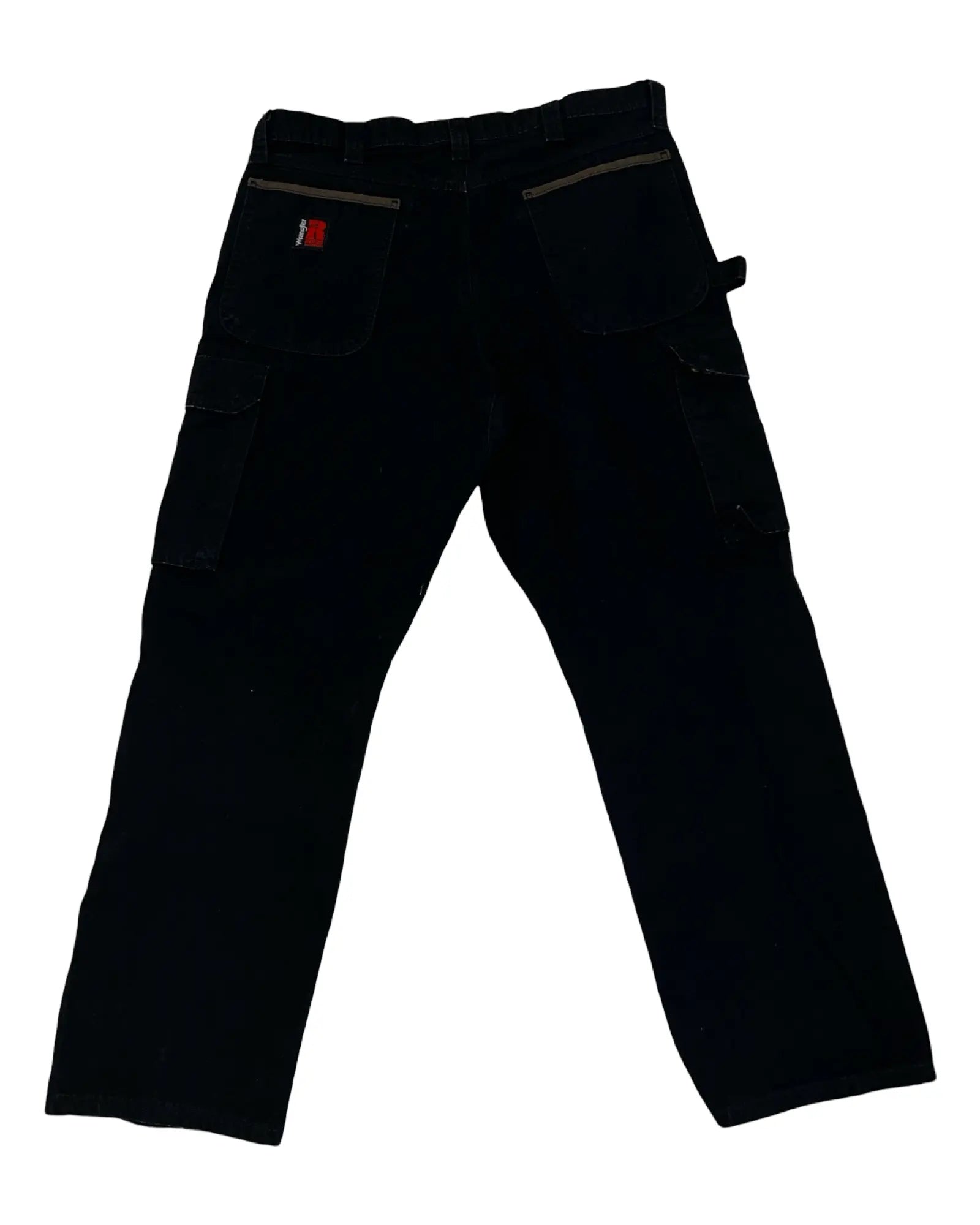 36 x 30 Vintage Wrangler Black Carpenter Pants KIF Vintage