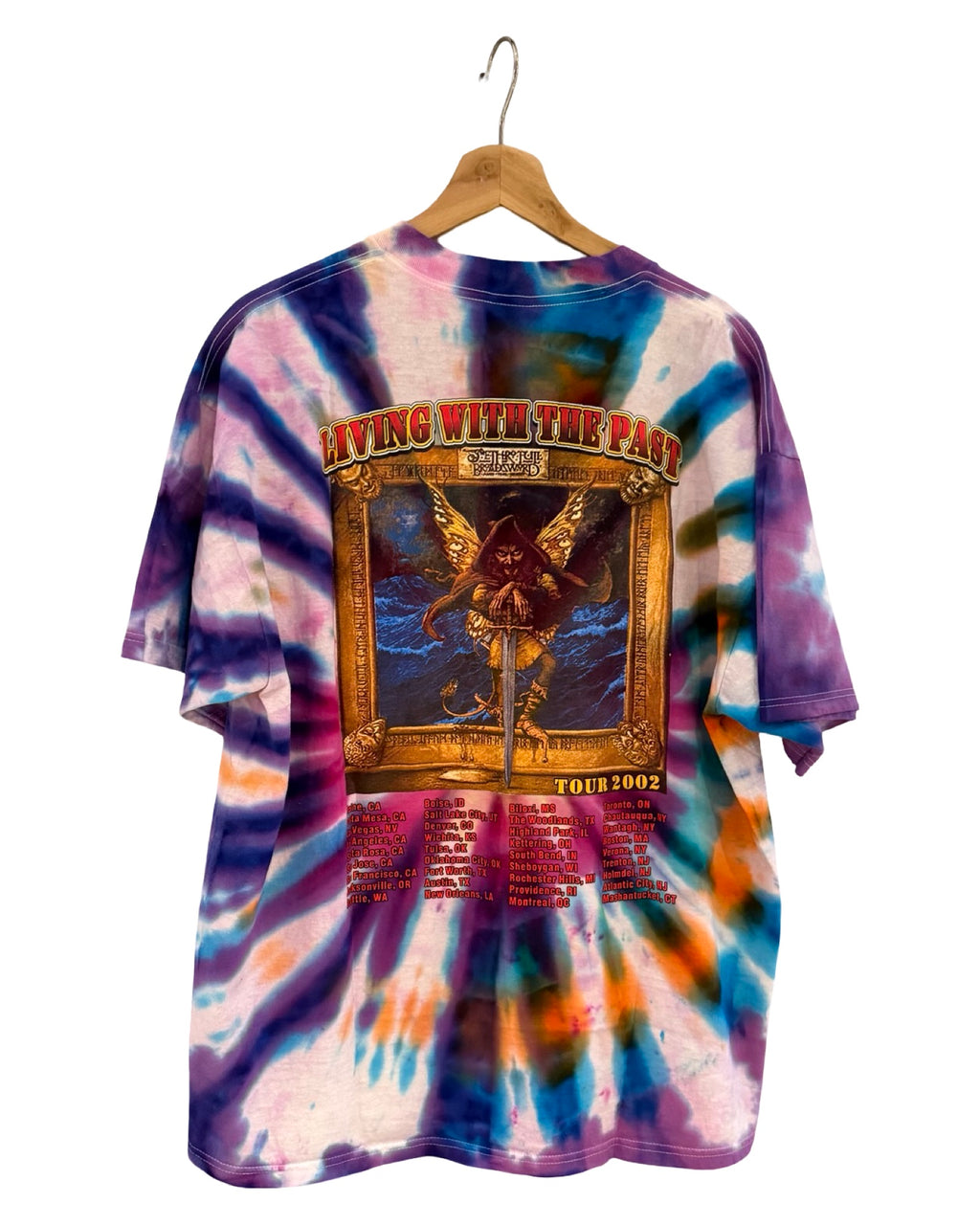Vintage 2002 Jethro Tull Tie Dye Band Tee