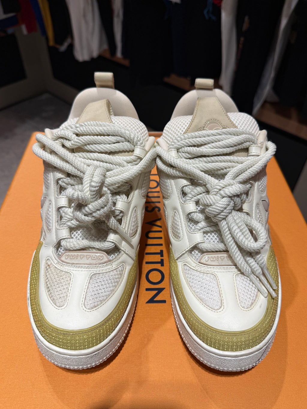 Louis Vuitton Skate Trainers Beige Size 7 (fits like 8)