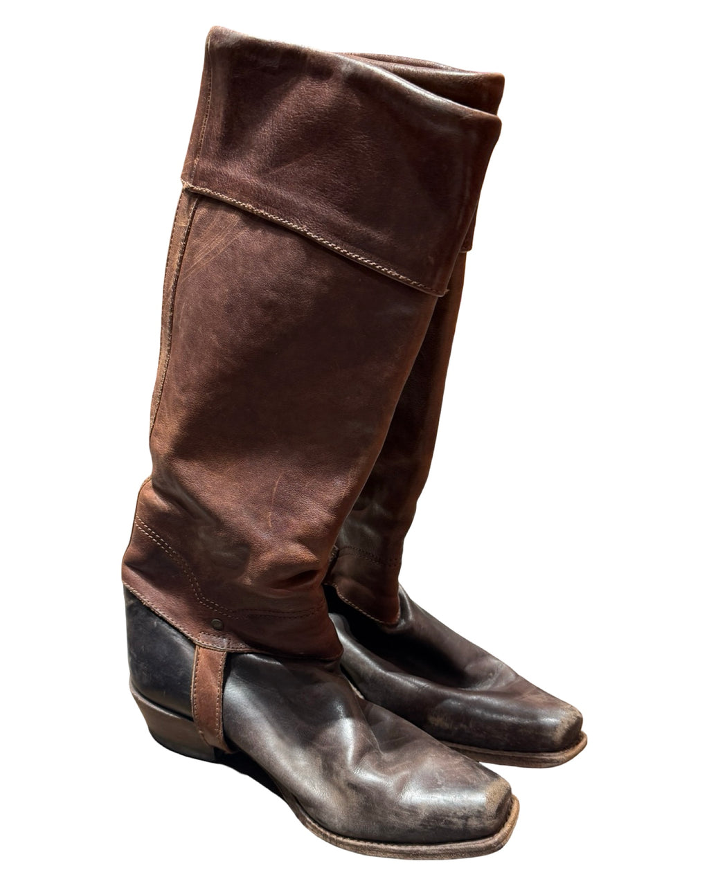Vintage y2k Womens Juicy Couture Drake Western Boots Size 8