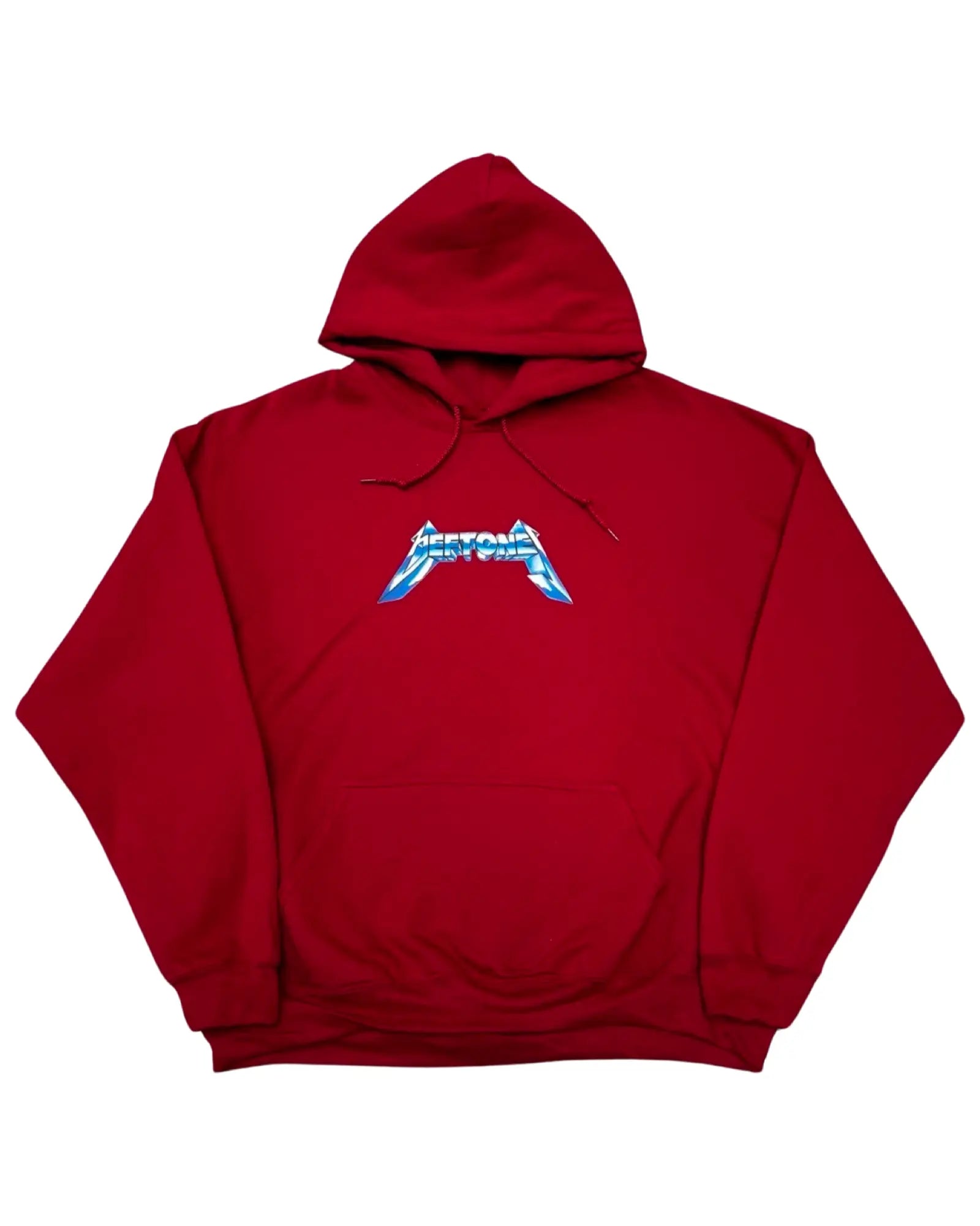 Deftones Metallica Logo Red Hoodie KIF Vintage