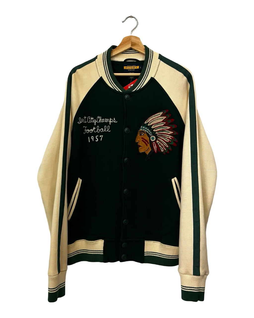 Archive Ralph Lauren Rugby 1957 Champs Varsity Polo Jacket KIF Vintage